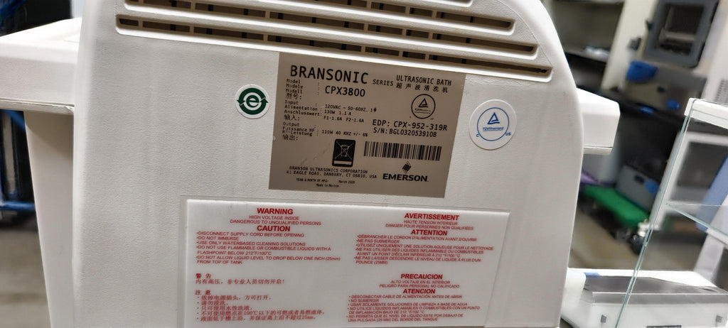 Branson CPX3800 Ultrasonic Cleaner