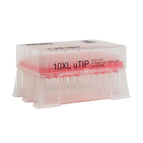 Biotix Pipette Tips - 0.5-10uL. Racked, Filtered, Sterilized, Low Retention.
