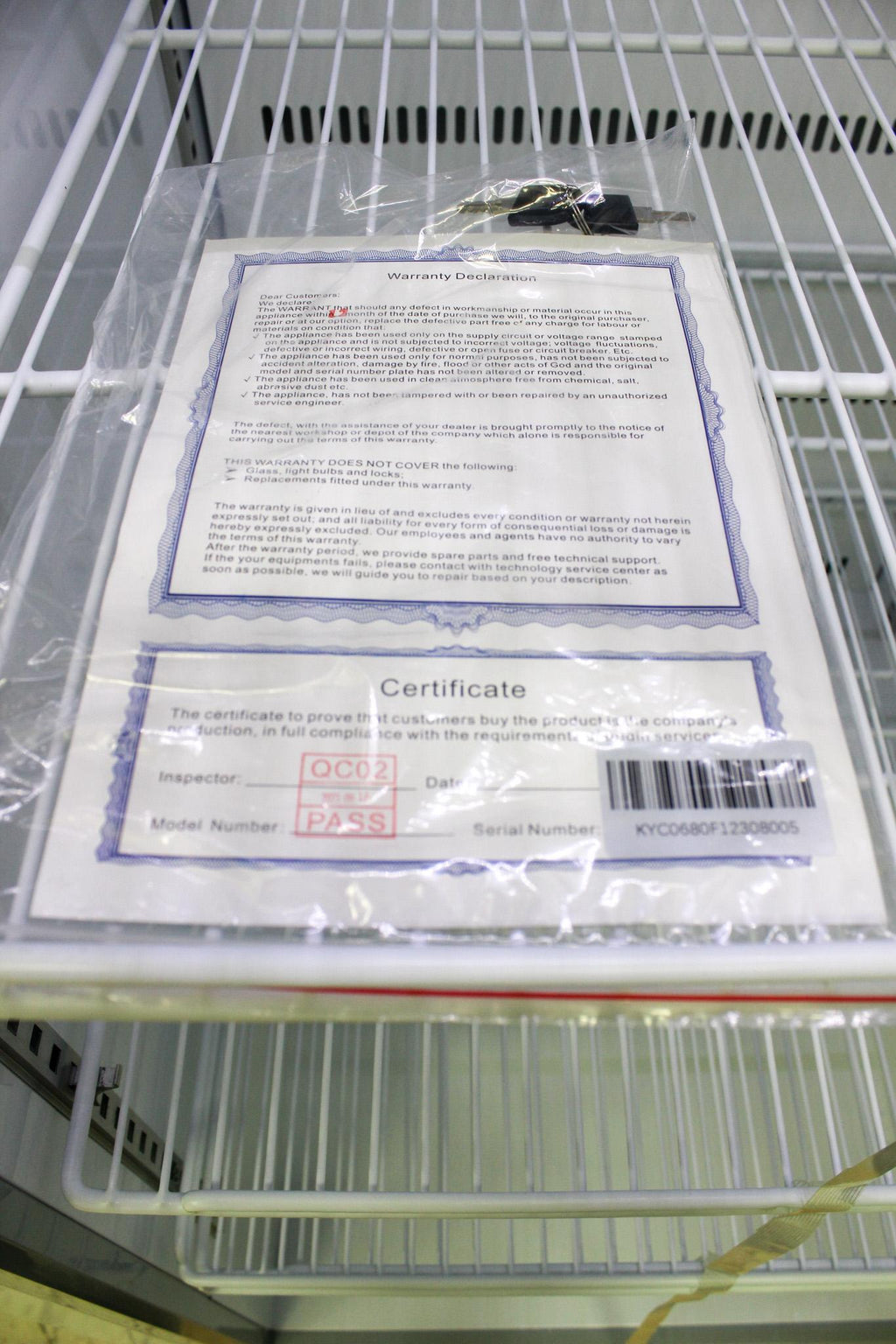 K2 Scientific K224SDR Refrigerator 24 cu. ft. Upright Lab Fridge