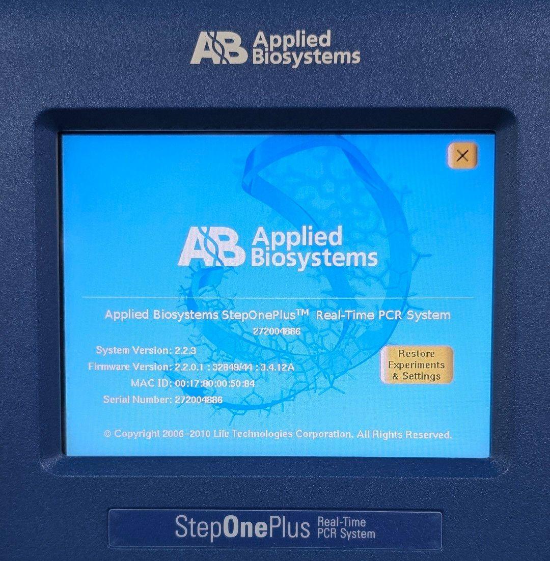 Applied Biosystems Step One Plus Real Time PCR System