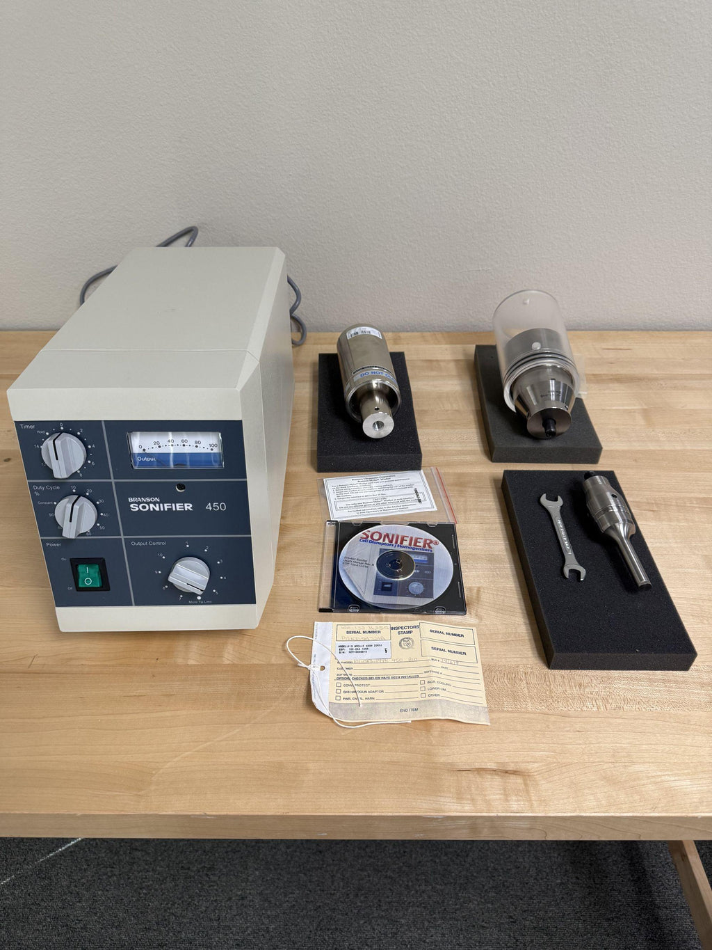 Branson 450 Digital Sonifier Ultrasonic Processor – 450W, 115V
