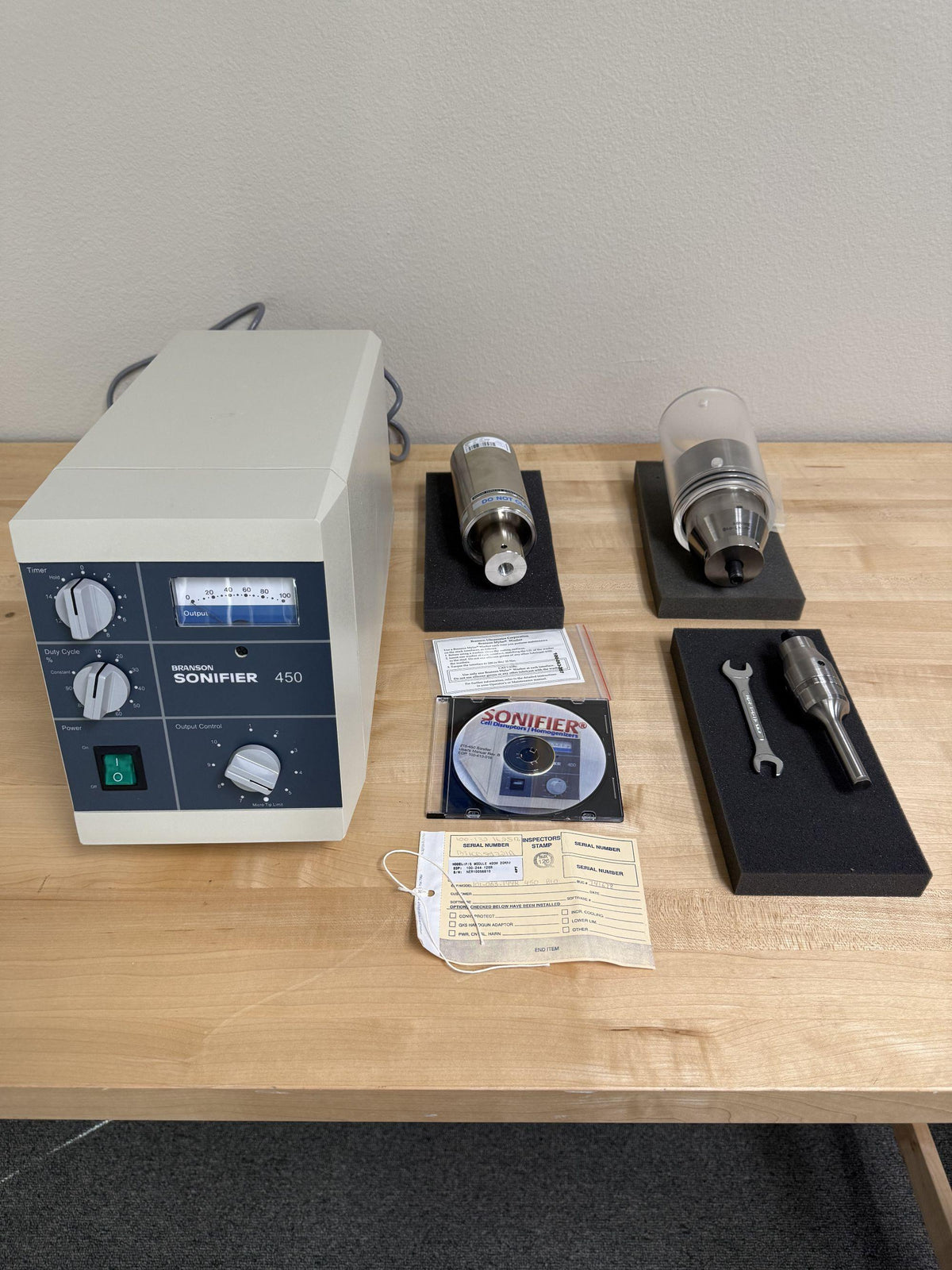 Branson 450 Digital Sonifier Ultrasonic Processor – 450W, 115V
