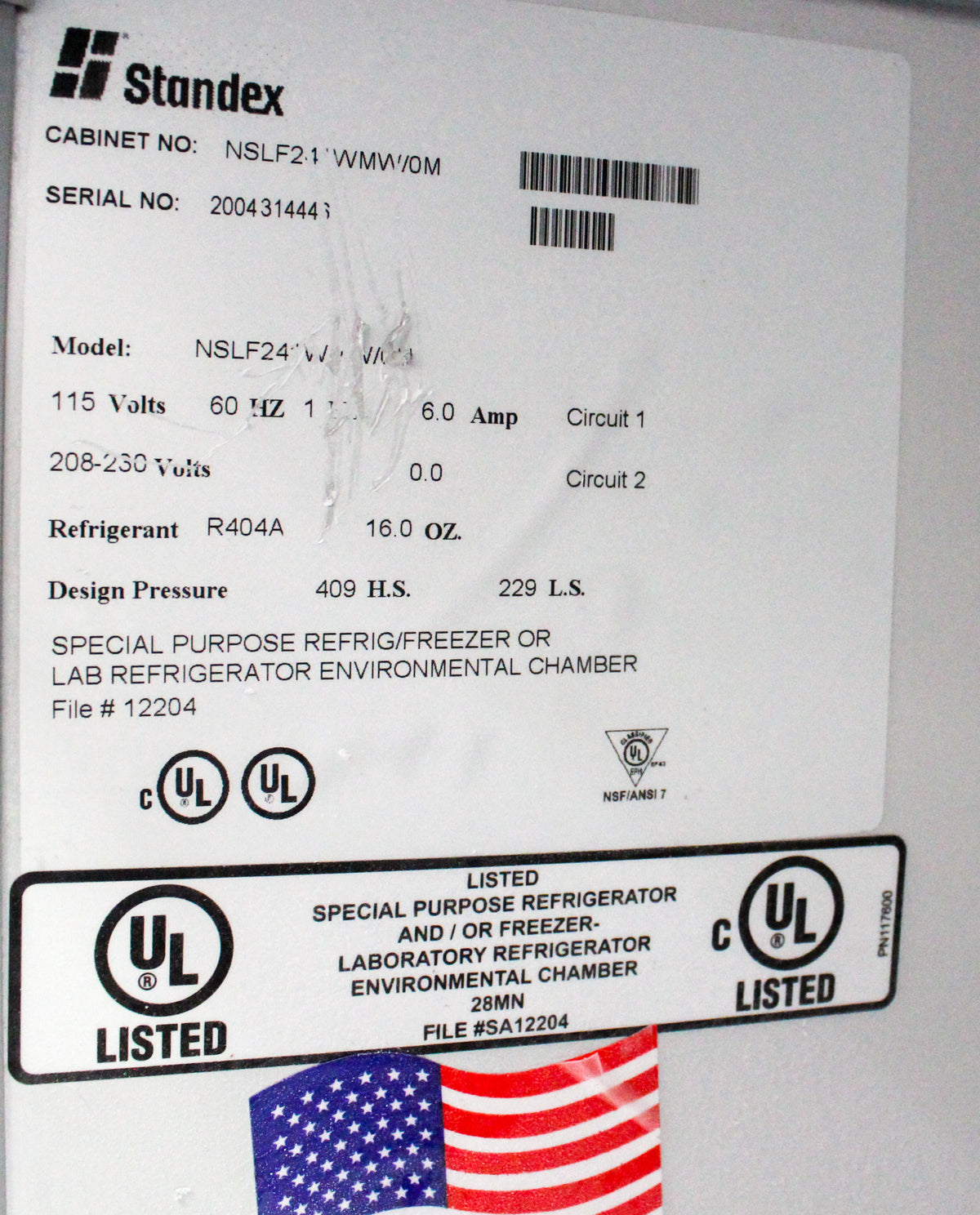 NORLAKE NSLF241WMW/0M Freezer -25C 24 cu ft Solid Door